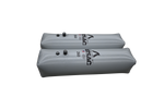 A set of gray Side Sacs (W703) with valves, 520 lbs. total.