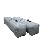 Gray Side Sacs (520 lbs.) with black valves.