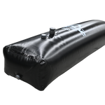 370 lbs. Tube Sac (W704) for wakesurfing; large black inflatable with valves.
