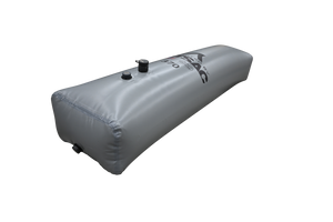 Tube Sac 370 lbs. gray inflatable with valves.