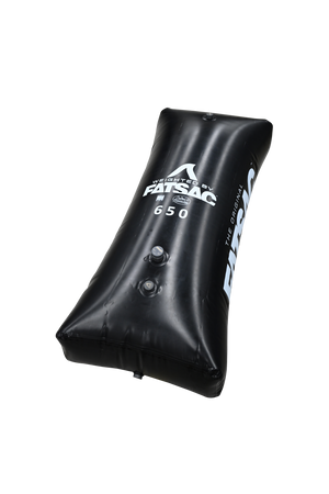 Black inflatable ballast bag with Center Locker Sac 650 logo.