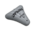 Silver triangular paintball bunker, Faisac branded, ideal for Open Bow Triangle 650 lbs. setups.