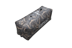 Custom-printed FatSac 750 lbs. Camo (W707-CAMO) with dual black valves.