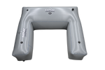 Fat Seat (PATENTED) W710 gray inflatable U-shaped ballast bag with air valves.