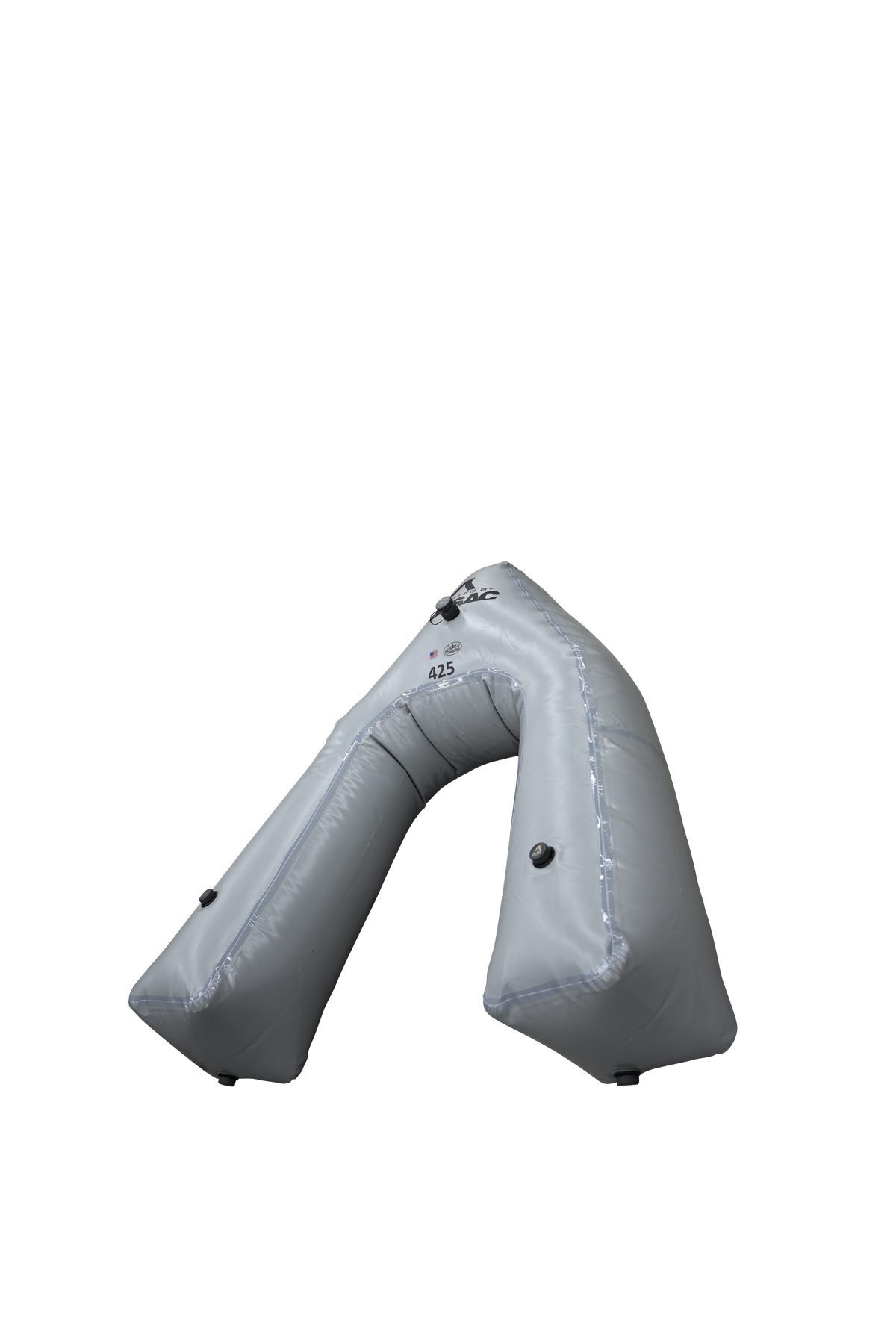 Gray, inflatable FatSac Integrated Bow Sac 425 lbs.