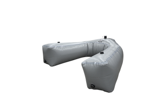 Gray Integrated Bow Sac 425 lbs. with air valves, ideal for wakesurfing.