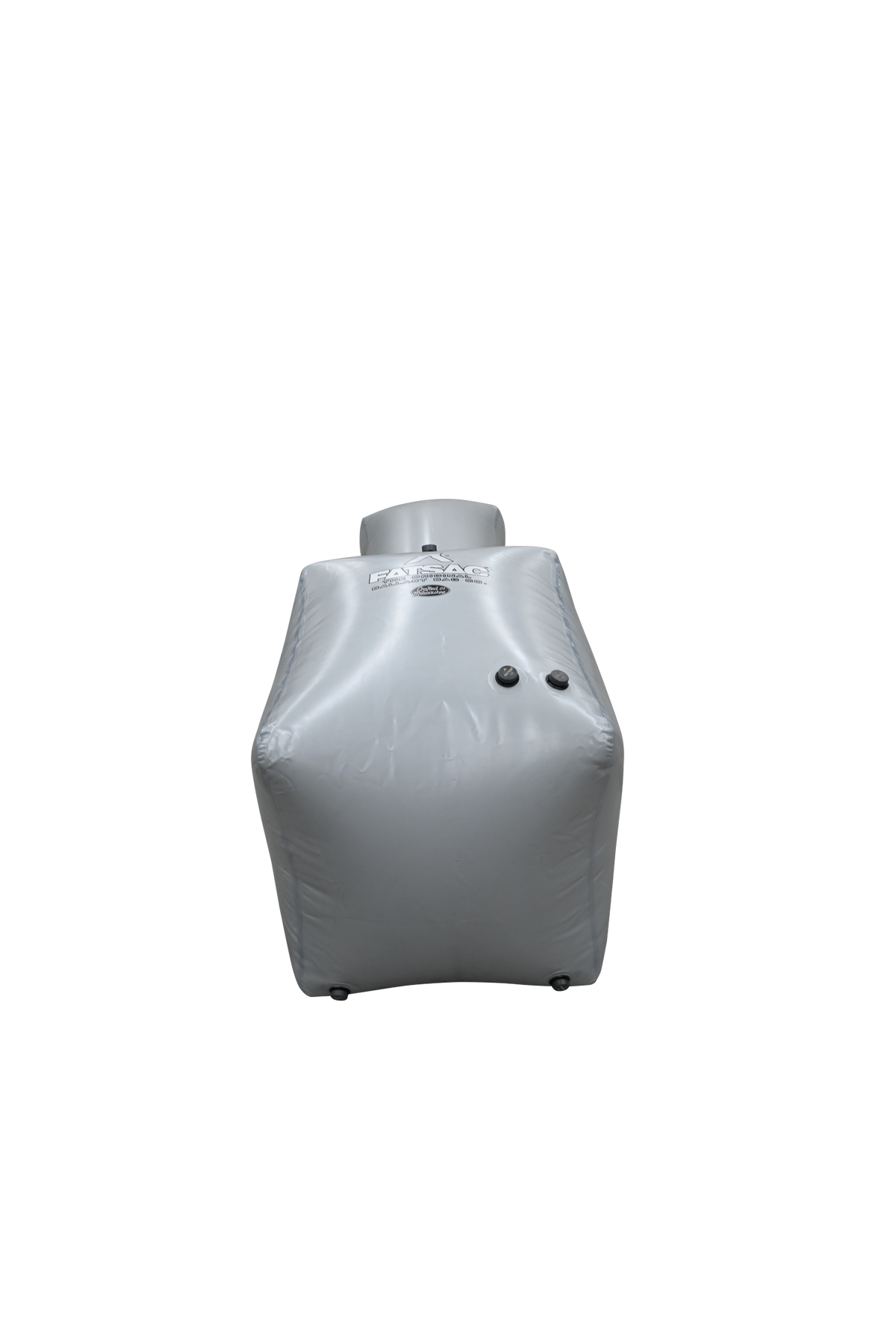 ENZO Fat Sac 1350 LBS: Inflatable gray chamber, top window, valves on black body.