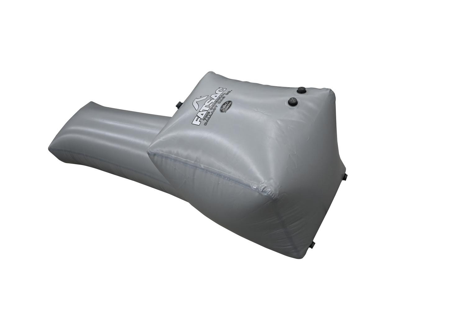 Fly High ENZO Fat Sac 1350 LBS (W712) gray airbag with logo, ideal for outdoor activities.