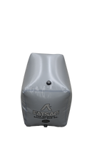 Gray inflatable cube, ideal for FatSac or MasterCraft X-2 Rear Sac (W714), with front logo.