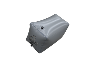 Gray inflatable boat fender with logo, perfect for Mastercraft X-2 Rear Sac use.