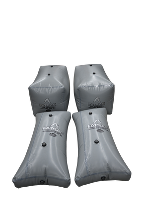 Four gray inflatables for equipment/storage, ideal for Mastercraft X-STAR Additional Ballast.
