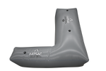 Gray L-shaped FATSAC Ultimate Wake Surf Sac (W718), W730 fittings, 1100LBS capacity.