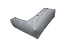 Ultimate Wake Surf Sac (W718), silver inflatable, V-shaped air bag, 1100LBS.
