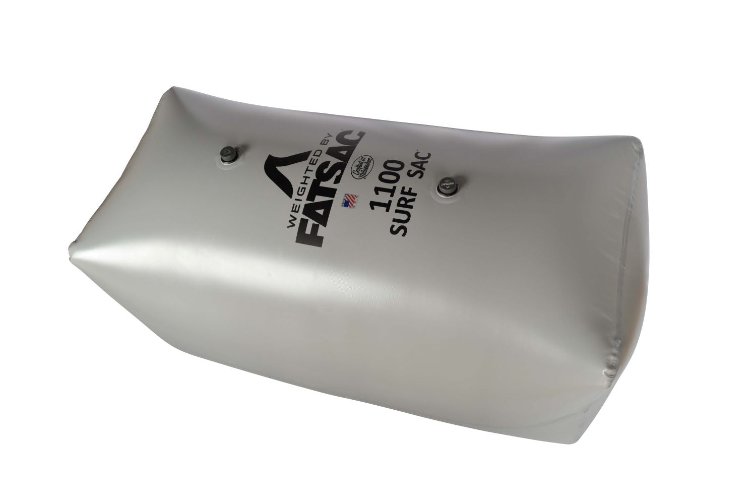 Gray Jumbo V-Drive Surf Sac 1100 lbs. (W719) FACTORY 2ND with logo and text on the surface.
