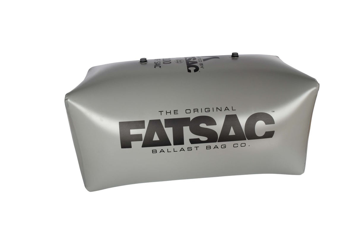 Jumbo V-Drive Surf Sac 1100 lbs. (W719), gray with black text and top valve, FACTORY 2ND.