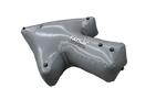 Gray Super Air Nautique Arrow Sac 650 lbs., T-shaped, black valves, fits Center Locker.