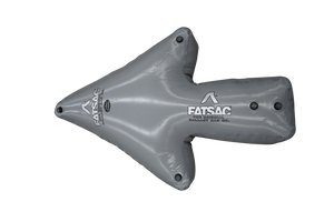 Gray inflatable Arrow Sac, 650 lbs, ideal for your Super Air Nautique.