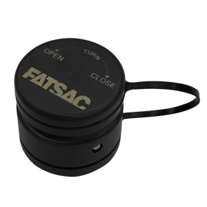 Black Female Quick Connect (W730) cap with Open and Close instructions.