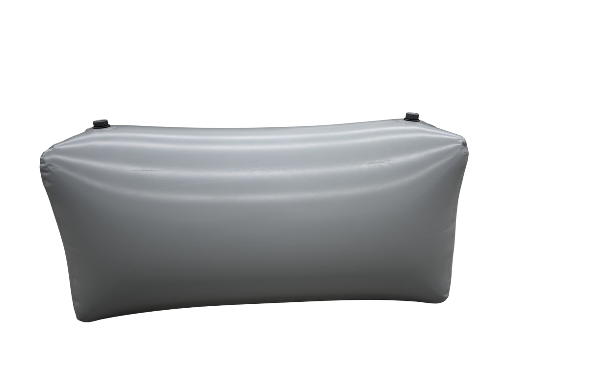 Gray inflatable bladder with two black valves for Mastercraft X-STAR W752.