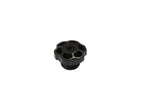 Black Halkey Roberts Fender Plug made to fit the 3/4" black flanges.