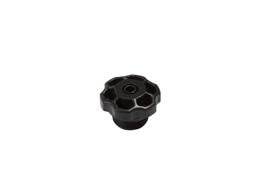 Black Halkey Roberts Fender Plug made to fit the 3/4" black flanges.