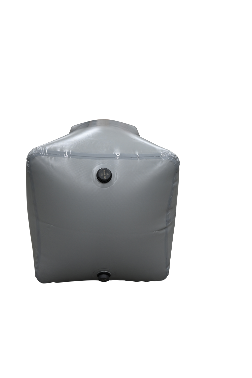 Rear Gravity Games sac (W841), gray, with fittings and valves, 42x19x19 inches.