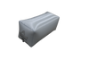 Rear Gravity Games sac (W841), white, with logo, 42x19x19 in., isolated.