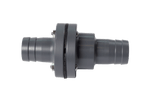 1 1/8 Barbed In-line Check Valve (W755) with bolts and FatSac fittings.
