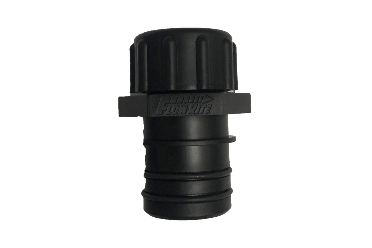 Flow-Rite 1-1/8 Plug (W746-PLUG) in black.