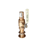 BFI Hull Kit (O8010-KIT), ideal bronze safety relief valve with white lever for ballast systems.