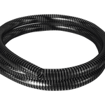 Kink-proof clear tiger hose on a white background.