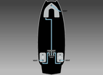 Boat ballast system diagram with Mastercraft X-2 Additional Ballast and labeled pumps/vents.