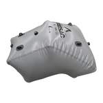 Silver inflatable Fat Sac with multiple valves for 19 Yamaha Jet Boats swim deck.