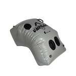 Yamaha 25 & 22 Swim-Deck Sac, gray with black handles, circular windows, PVC cleats.