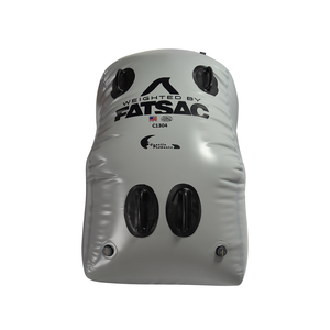 Yamaha Swim-Deck Sac: Gray, black handles, PVC cleats, logo - perfect for 25 & 22 models.