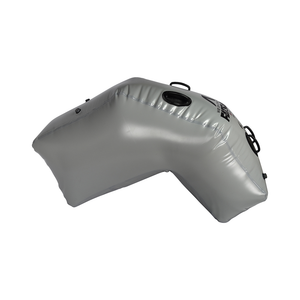 27 Yamaha Swim Deck Bag (C1326) in gray with black valves and text.