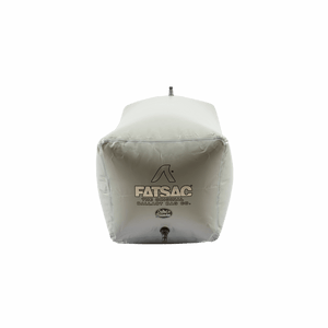 Nautique upgrade gray PNP 900lb ballast bag with text, logo, and barbed fittings.