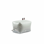 Universal Tige PNP FatSac kit O5007, grey with black valves, isolated.