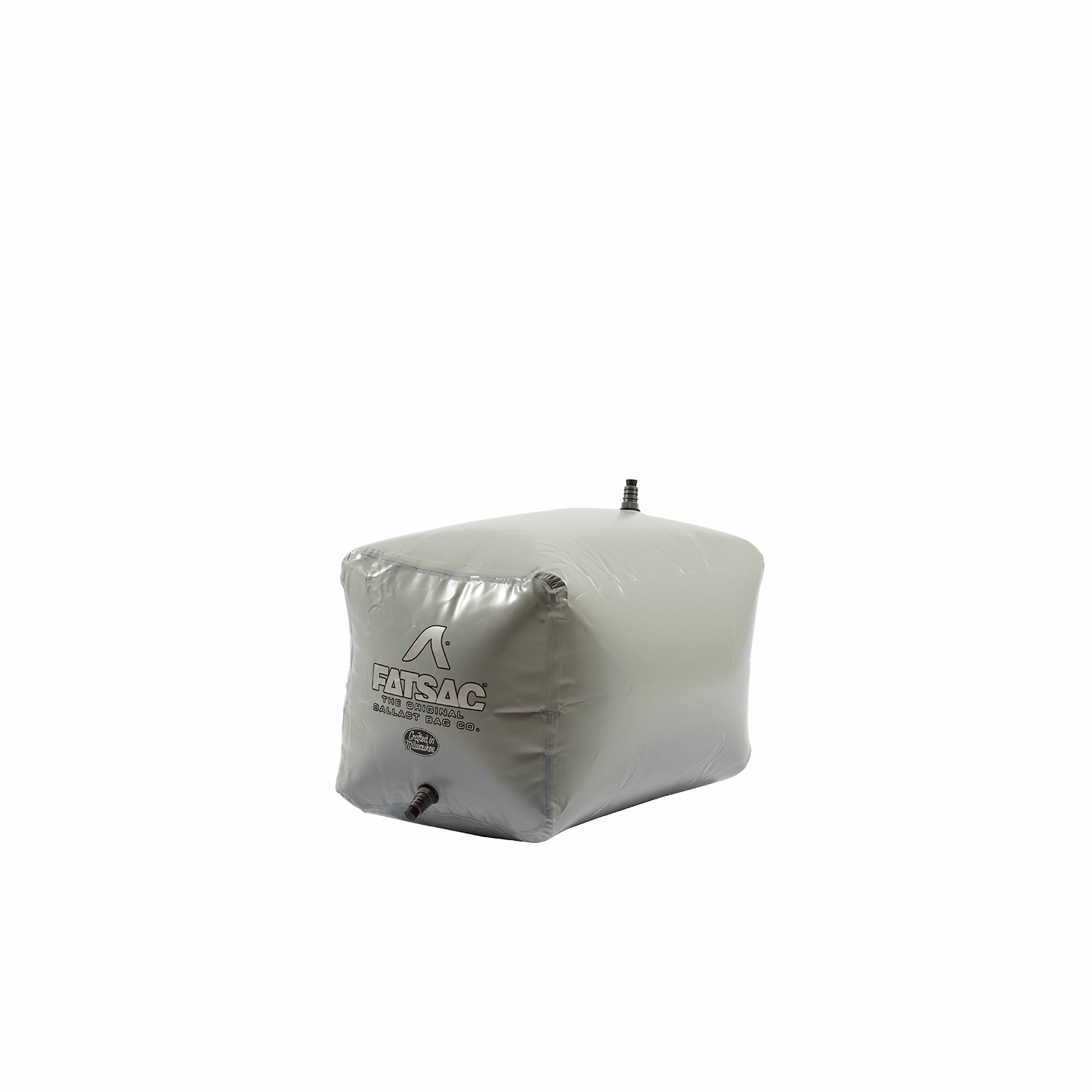 Silver, rectangular MASTERCRAFT water bag holds 450 lbs, ideal for NXT series.