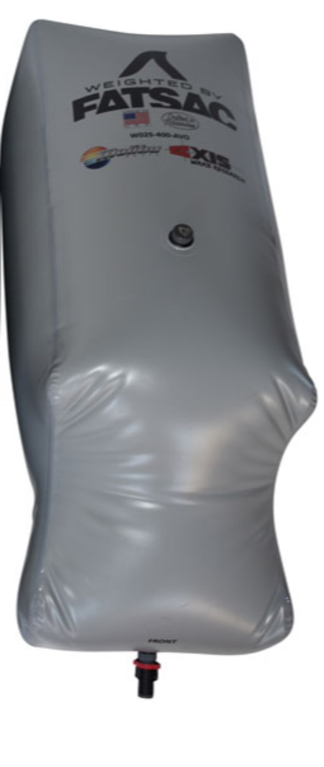 Gray 400lb PNP Rear Sac W025-400-AVO for Malibu & Axis with bottom valve.