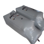Two grey FATSAC 400 lb bags for MALIBU & AXIS water sports boats.