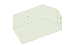 Wireframe of MALIBU PNP REAR SAC (W034-1) with 1-1/8 QC fittings.