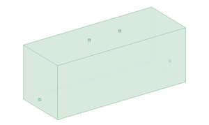 Isometric view of the AXIS WAKE PNP REAR SAC (400 lbs).