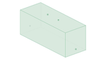 Wireframe view of the Malibu PNP fittings, 250 lbs.