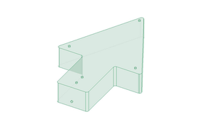 Isometric view of the Super Air Nautique locker sac, 650 lbs.