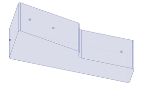 Isometric view of the Supra SA Plug & Play Rear Sac.