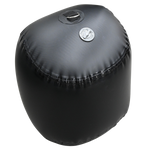 Fatsac black cube with valve, logo & heavy-duty dock line attachment.